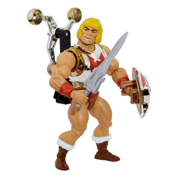Masters of the Universe (MOTU) Deluxe Origins Action Figure - Flying Fist He-Man