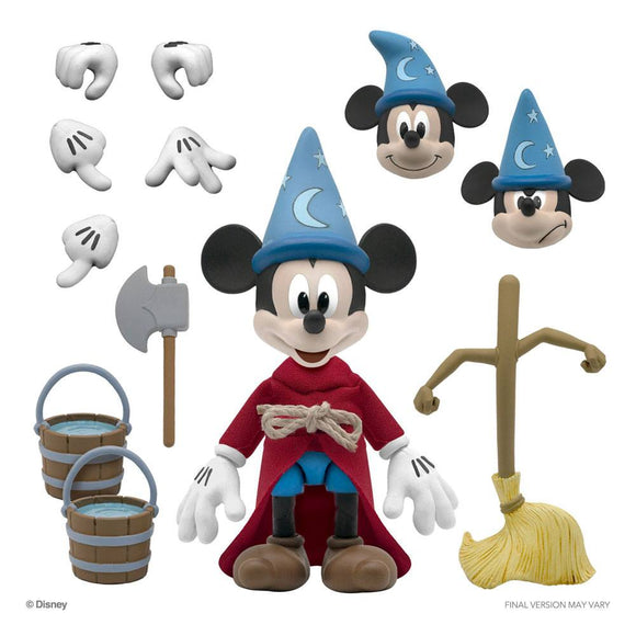 Super7 Disney Ultimates Sorcerer's Apprentice Mickey Mouse Action Figure