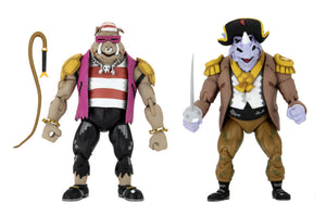 NECA TMNT Turtles in Time Pirate Bebop & Rocksteady Action Figure 2-Pack